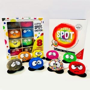 Brand new "A little SPOT of emotion" boxed set 8 plush + Feelings Book & poster